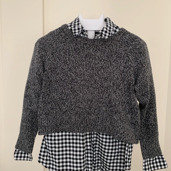 Cropped crew-neck sweater - Picture 5 of 5